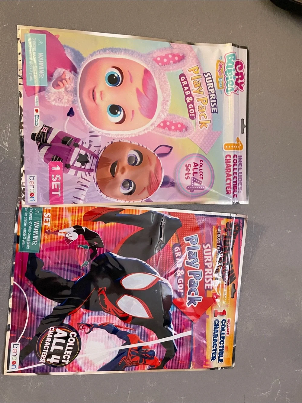 Benon Surprise Play Pack Kids Toy - Pink and Black Options